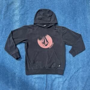 y2k Volcom graphic logo hoodie